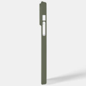Split Moss Green iPhone 14 Pro Max Hoesje (Aangepa (Achterkant / Links)