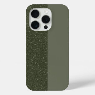 Split Moss Green iPhone 15 Pro Hoesje – Aangepast