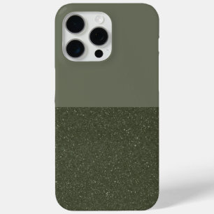 Split Moss Green iPhone 15 Pro Max Hoesje (Aangepa