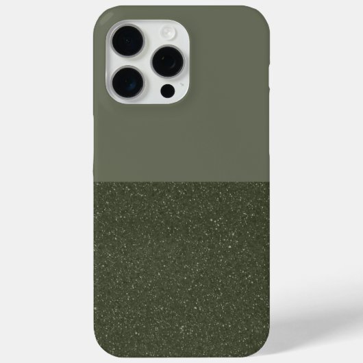 Split Moss Green iPhone 15 Pro Max Hoesje (Aangepa (Achterkant)