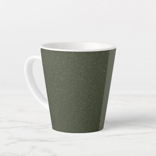 Split Moss Green Latte Mok - (Linkerhoek)