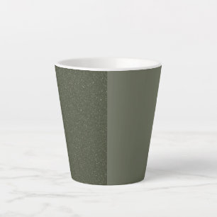 Split Moss Green Latte Mok - 