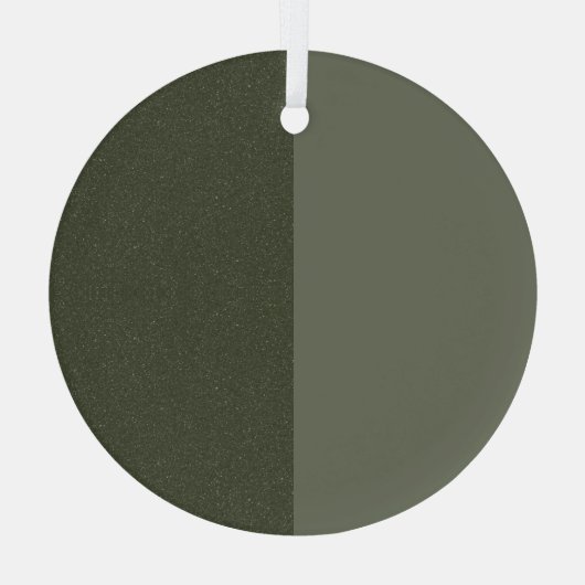 Split Moss Green Ornament – ontwerp (Achterkant)
