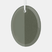 Split Moss Green Ornament – ontwerp (Voorkant links)