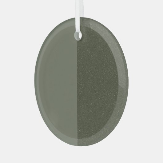 Split Moss Green Ornament – ontwerp (Voorkant links)