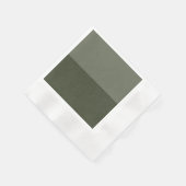 Split Moss Green Party Servet –  (Hoek)