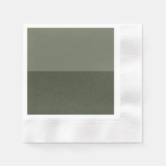 Split Moss Green Party Servet –  (Voorkant)
