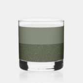 Split Moss Green Shot Glass –  Whisky Glas (Voorkant)