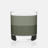 Split Moss Green Shot Glass –  Whisky Glas (Achterkant)