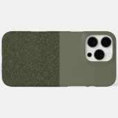 Split Moss Green Texture iPhone Case – Aanpassen (Achterkant (horizontaal))