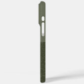 Split Moss Green Texture iPhone Case – Aanpassen (Achterkant / Links)