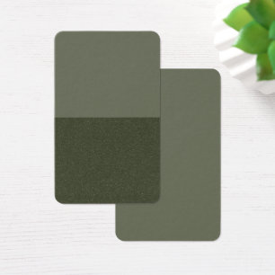 Split Moss Green Textured Profile Card – Aanpassen Visitekaartje