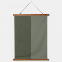 Split Moss Green Wall Tapestry –
