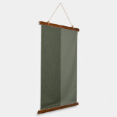 Split Moss Green Wall Tapestry –  Hangend Wandkleed (Gebogen)