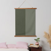 Split Moss Green Wall Tapestry –  Hangend Wandkleed (Slaapkamer)