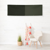 Split Moss Groen Spandoek – Textured, Glad (Insitu)