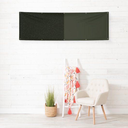 Split Moss Groen Spandoek – Textured, Glad (Insitu)