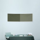 Split Moss Groen Spandoek – Textured, Glad (Beurs)