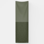 Split Moss Groen Spandoek – Textured, Glad (Verticaal)