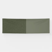 Split Moss Groen Spandoek – Textured, Glad (Horizontaal)
