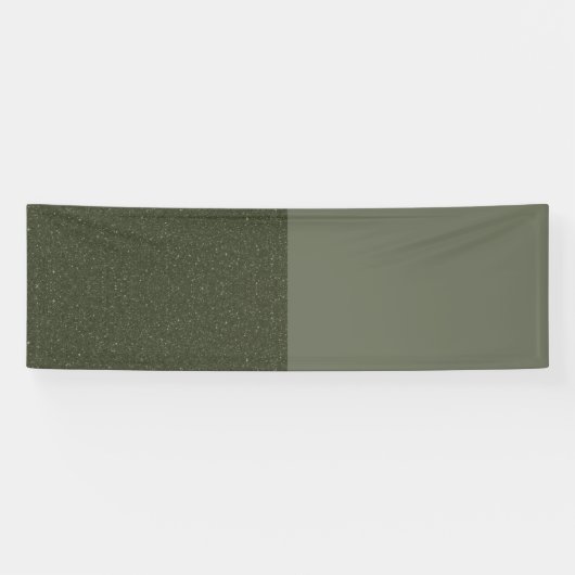 Split Moss Groen Spandoek – Textured, Glad (Horizontaal)