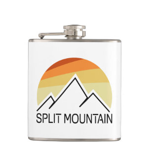 Split Mountain California Retro Heupfles