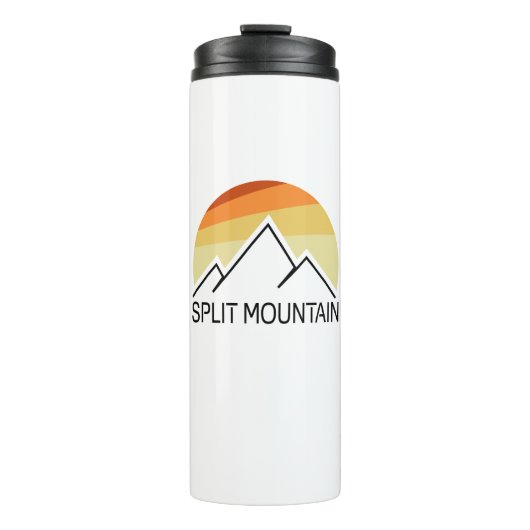 Split Mountain California Retro Thermosbeker (Voorkant)