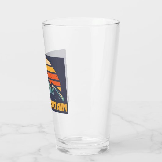 Split Mountain California Retro Turquoise Glas (Links)