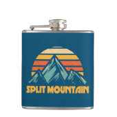 Split Mountain California Retro Turquoise Heupfles (Voorkant)