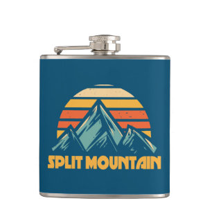 Split Mountain California Retro Turquoise Heupfles