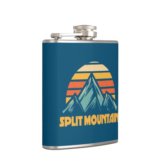 Split Mountain California Retro Turquoise Heupfles (Rechts)