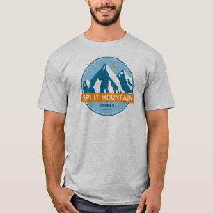 Split Mountain California sterren maan T-shirt