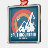 Split Mountain California Sun Eagle Metalen Ornament (Links)