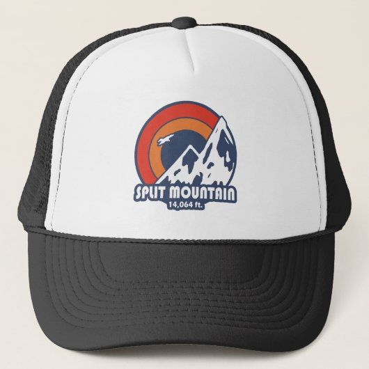 Split Mountain California Sun Eagle Trucker Pet (Voorkant)