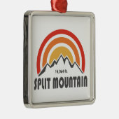 Split Mountain Californië Metalen Ornament (Rechts)