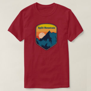 Split Mountain Californië zonsopgang T-shirt