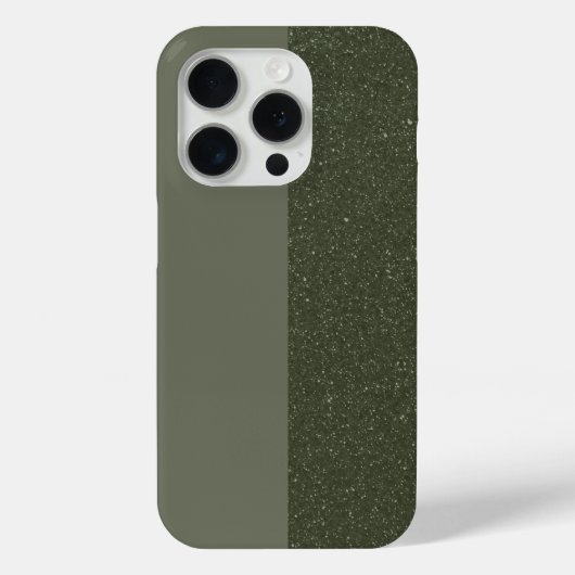 Split Noise Moss Green iPhone 15 Pro Hoesje (Aange (Achterkant)