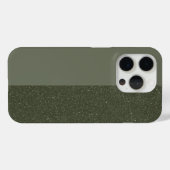 Split Noise Moss Green iPhone 15 Pro Hoesje (Aange (Achterkant (horizontaal))