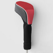 Split-Panel Tomato Red Hybrid Golf Head Hoesje Golfheadcover (Schuin)