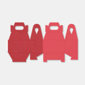 Split-Pattern Tomaat Rood Schuin Dak Favoriet Doos Bedankdoosjes (Uitgevouwen)