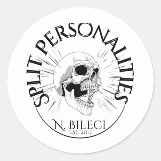 Split Personalities Logo Sticker (Voorkant)