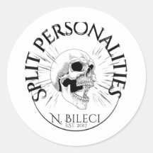 Split Personalities Logo Sticker