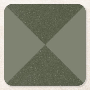 Split Pinwheel Mos Groen - Papieren Onderzetter