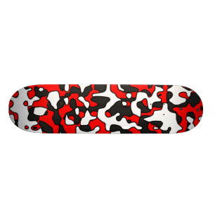Split Red Camo Persoonlijk Skateboard
