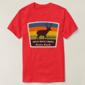 Split Rock Creek State Park Minnesota Roaming Hert T-shirt (Design voorkant)