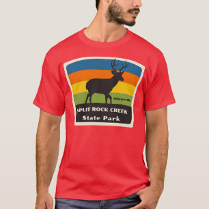 Split Rock Creek State Park Minnesota Roaming Hert T-shirt