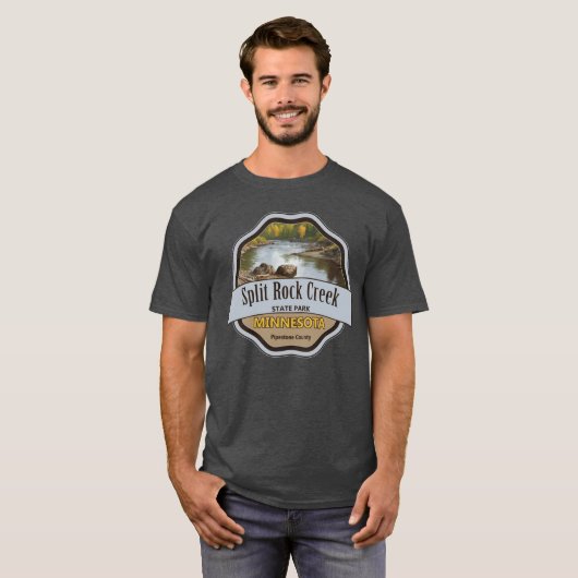 Split Rock Creek State Park T-shirt (Voorkant volledig)