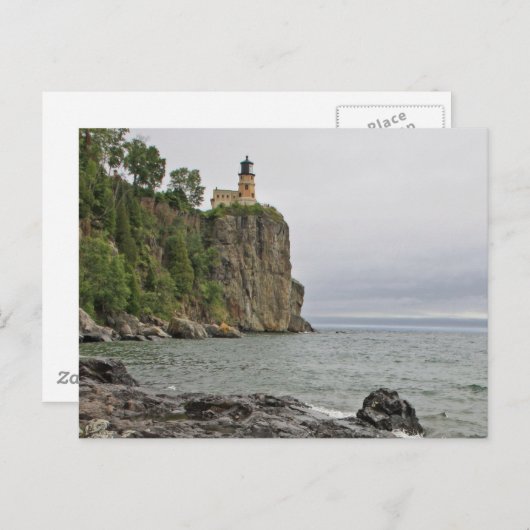 Split Rock Light House en Weathered Branch Briefkaart (Voorkant / Achterkant)