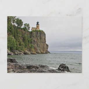Split Rock Light House en Weathered Branch Briefkaart