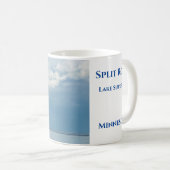 Split Rock Light House op Lake Superior Koffiemok (Voorkant rechts)